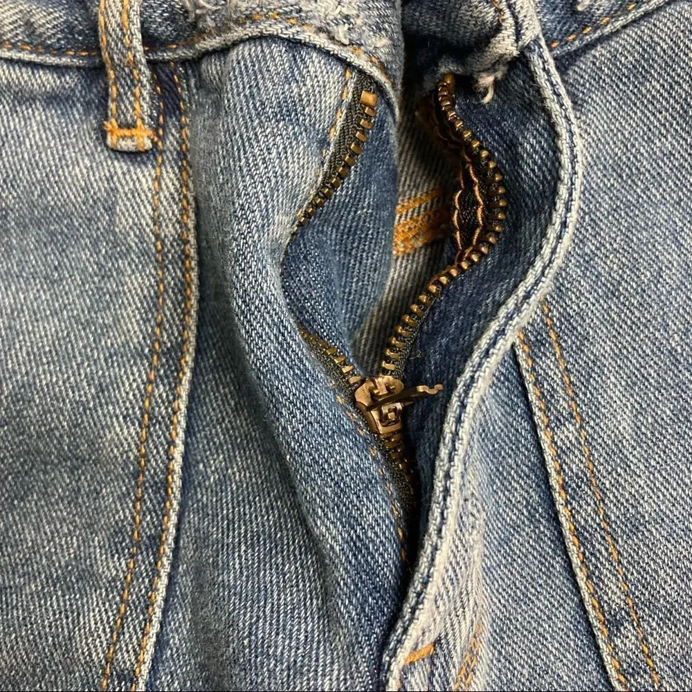 BULLHEAD DENIM COMPANY‎ Women’s Denim Distressed Shorts Blue Size 23